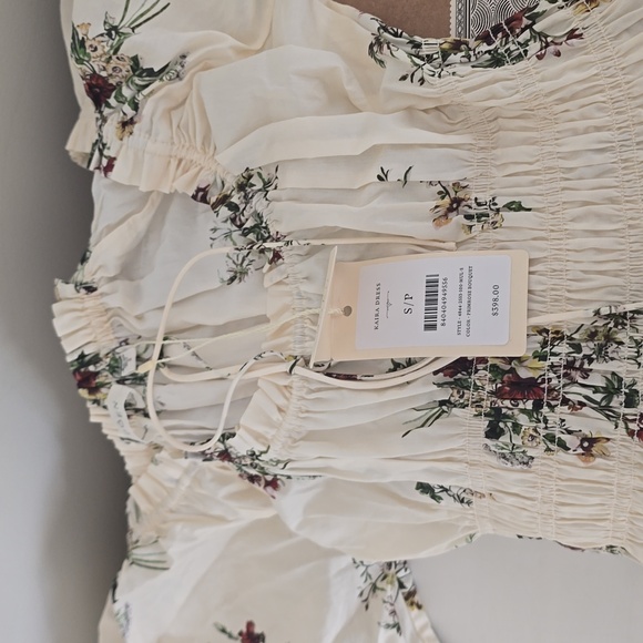 Floral Cream Maxi Dress - Picture 7 of 7